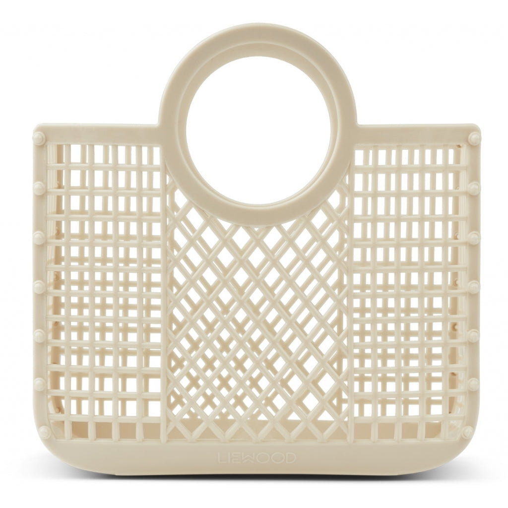 Basket - Kleine Korbtasche aus recyceltem LPDE Modell: Samantha