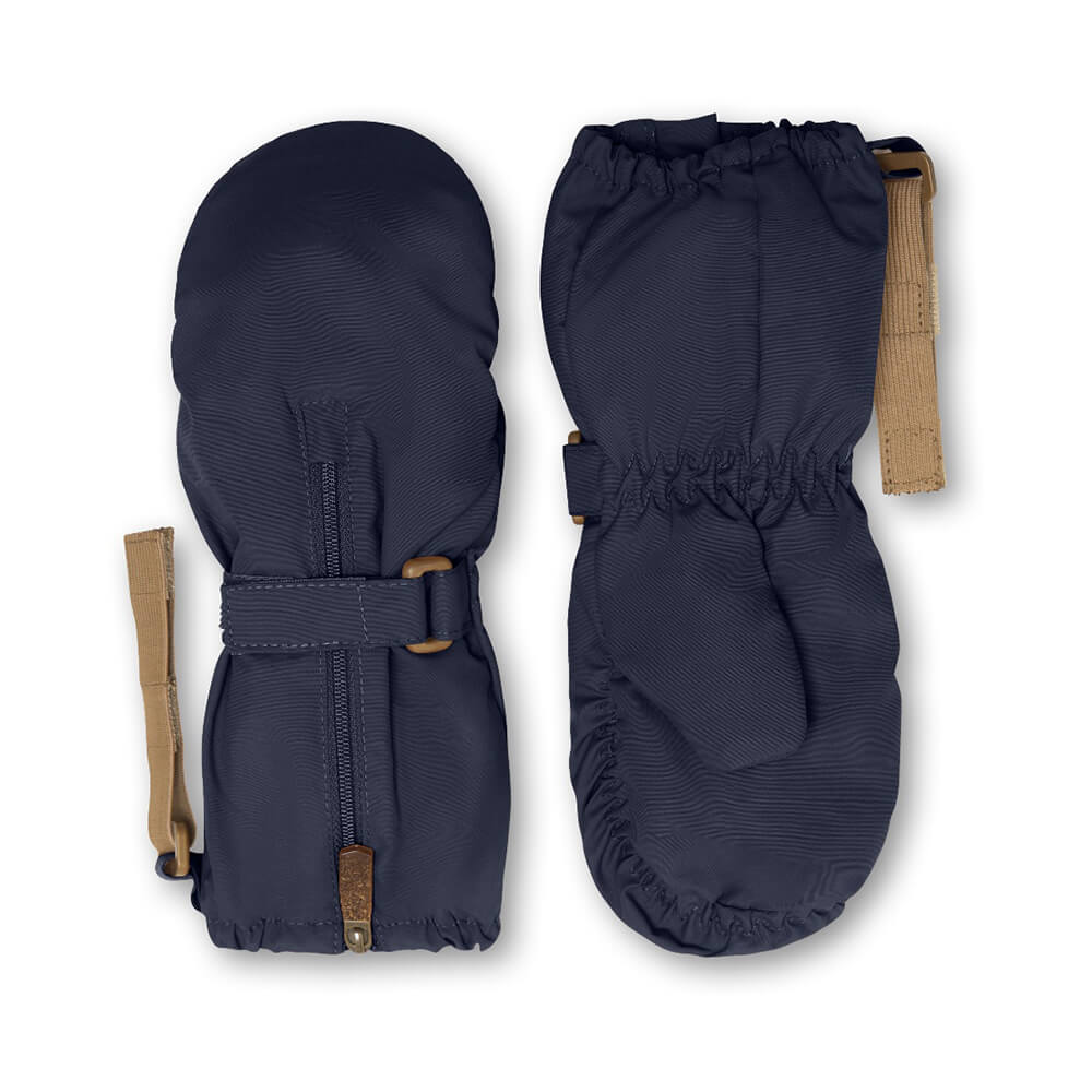 Gloves - Fäustlinge mit Fleecefutter und Reißverschluss Wasserdicht aus recyceltem Nylon Modell: MatCesar