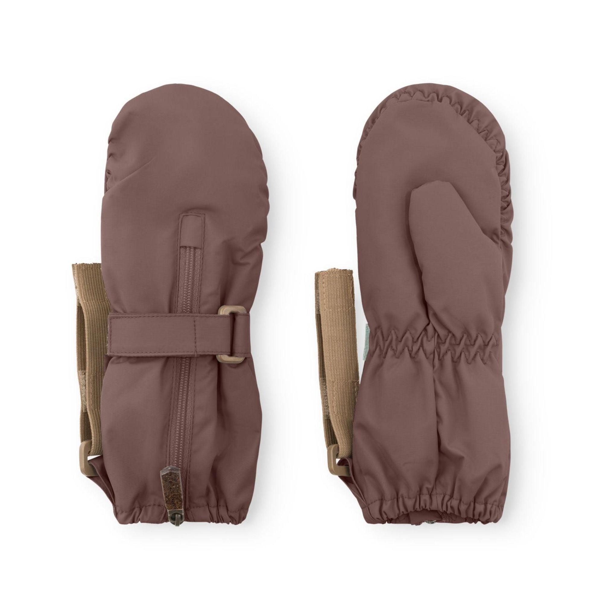 Gloves - Fäustlinge mit Fleecefutter und Reißverschluss Wasserdicht aus recyceltem Nylon Modell: MatCesar