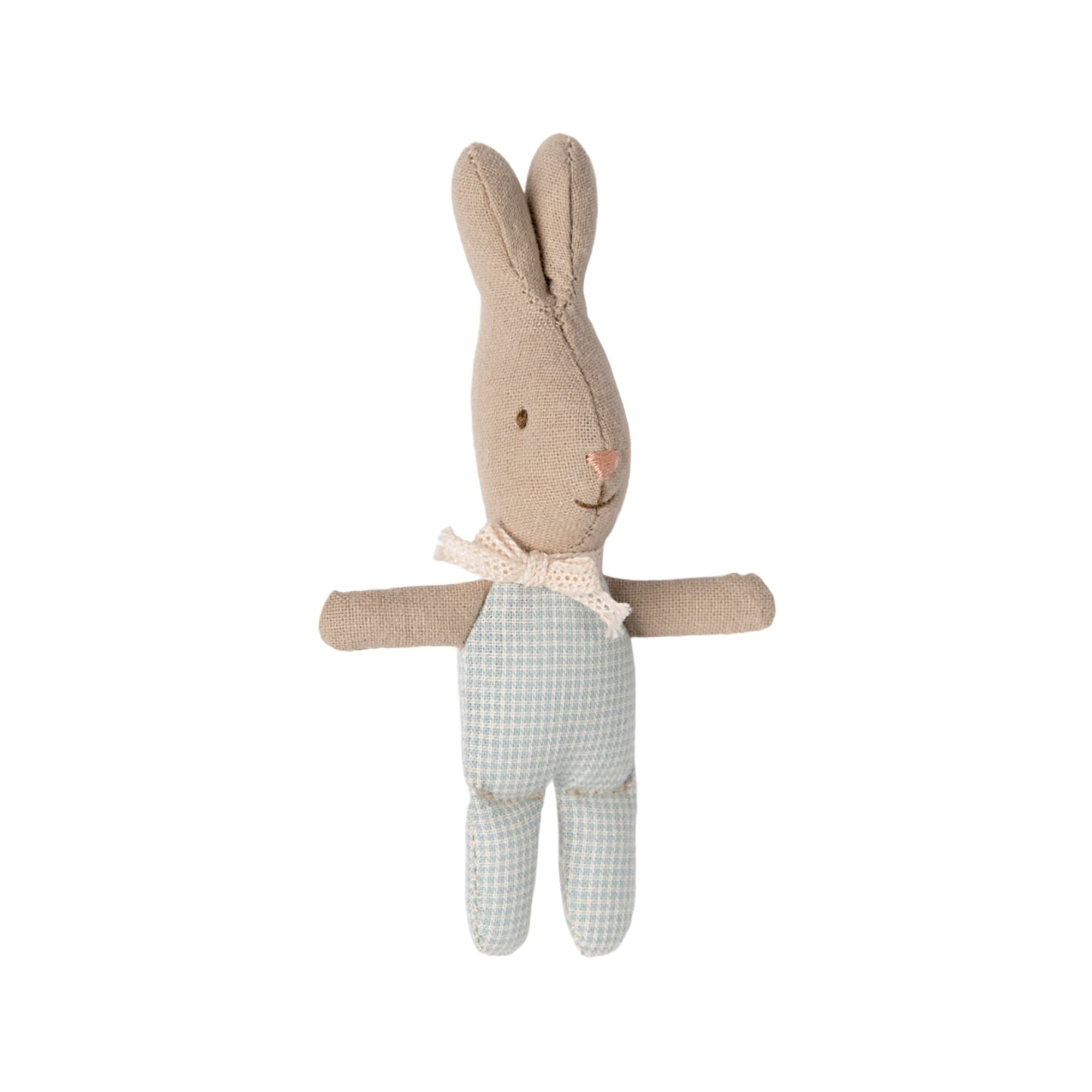 Hase Mikro Stoffpuppe 11 cm aus Baumwolle