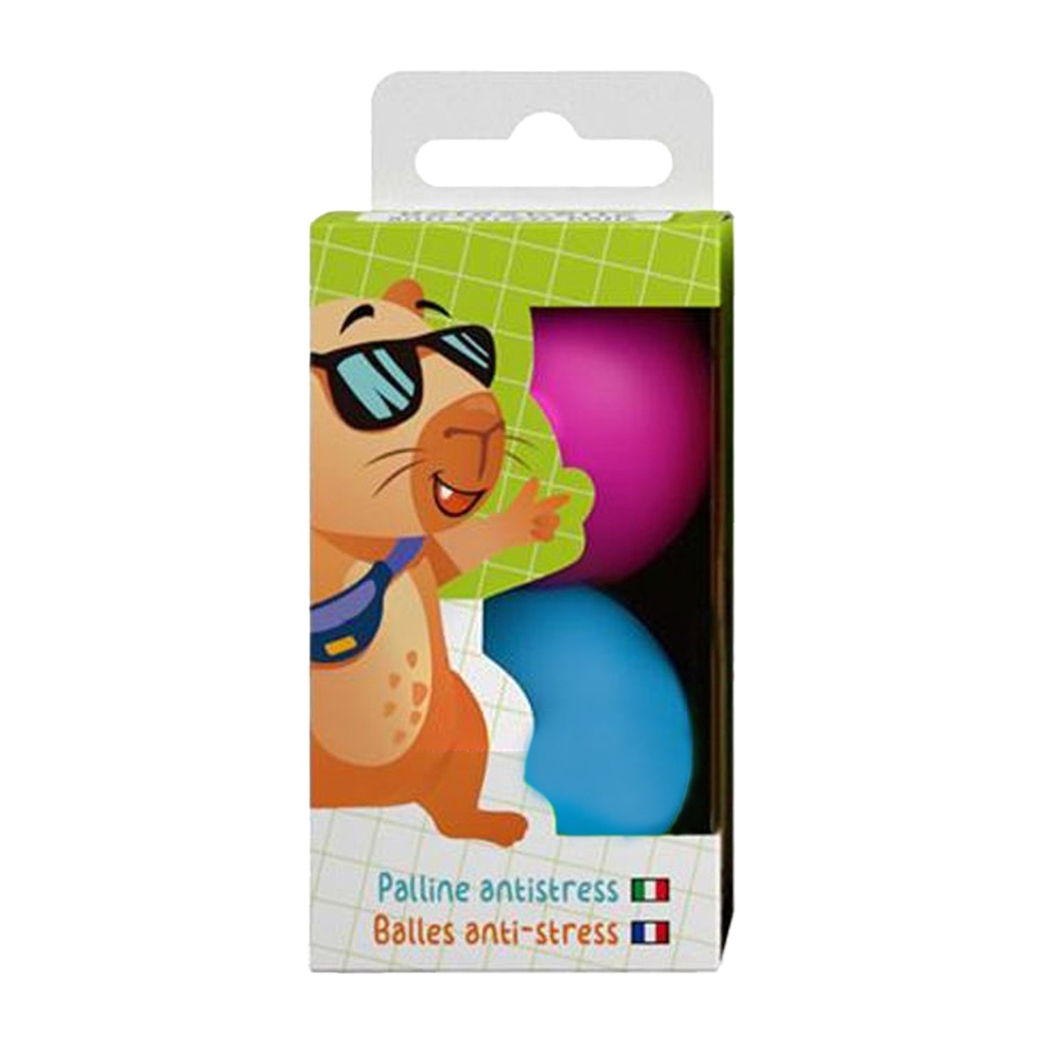 Antistress- & Relaxbälle 2er-Set Ø 4,5 cm