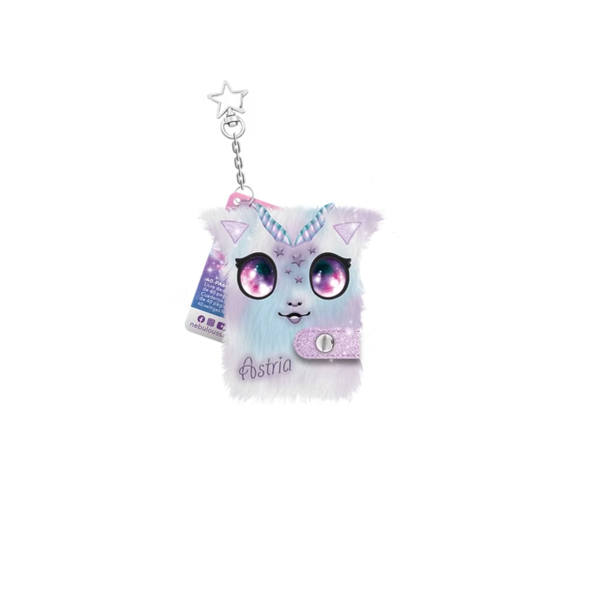 Flauschiges Mini-Notizbuch