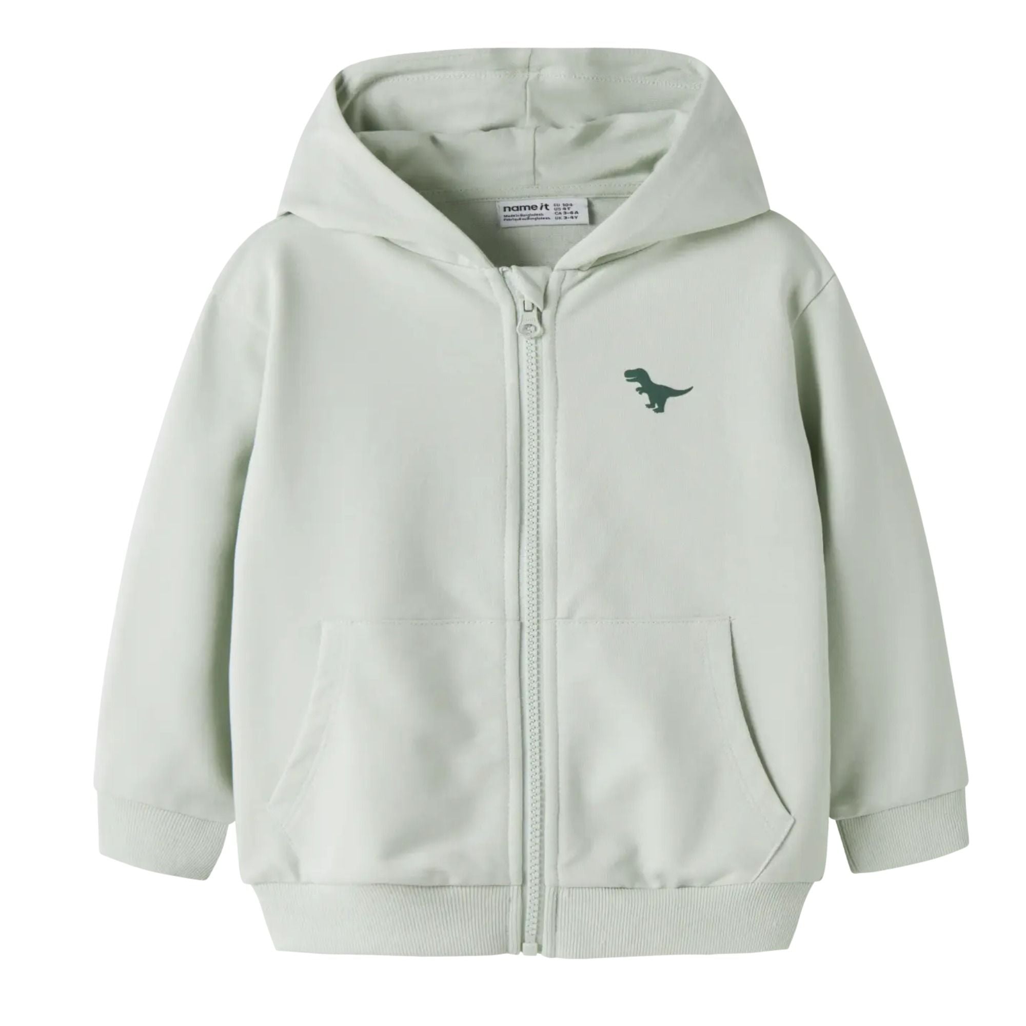 Kinder-Sweatjacke mit Kapuze Dino aus Baumwolle