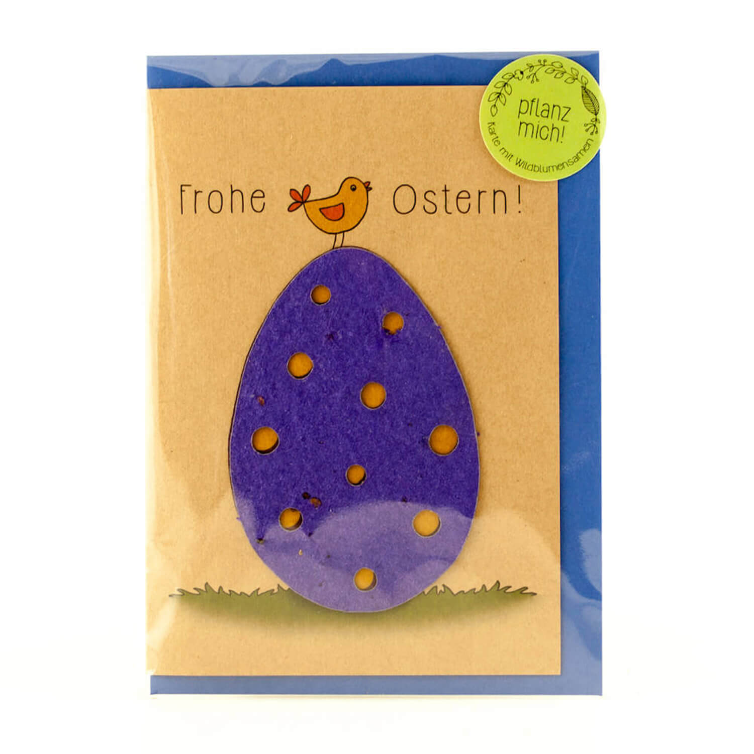 Oster Grußkarte Saatpapier