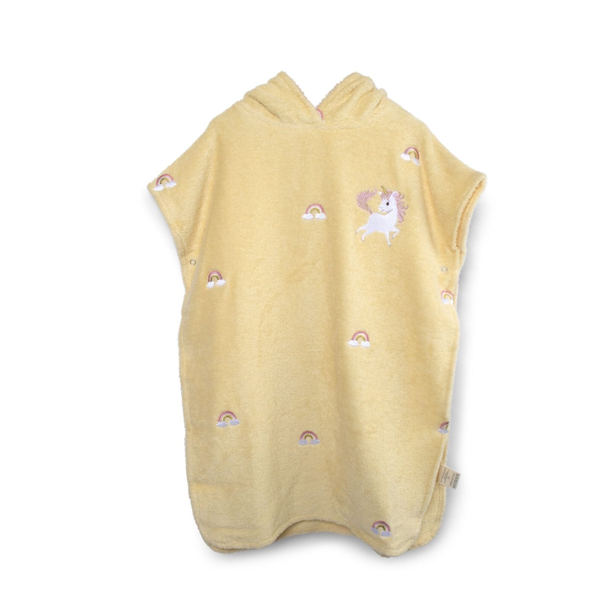Filibabba - Badeponcho mit Stickmuster - Bio-Baumwolle - Bunt
