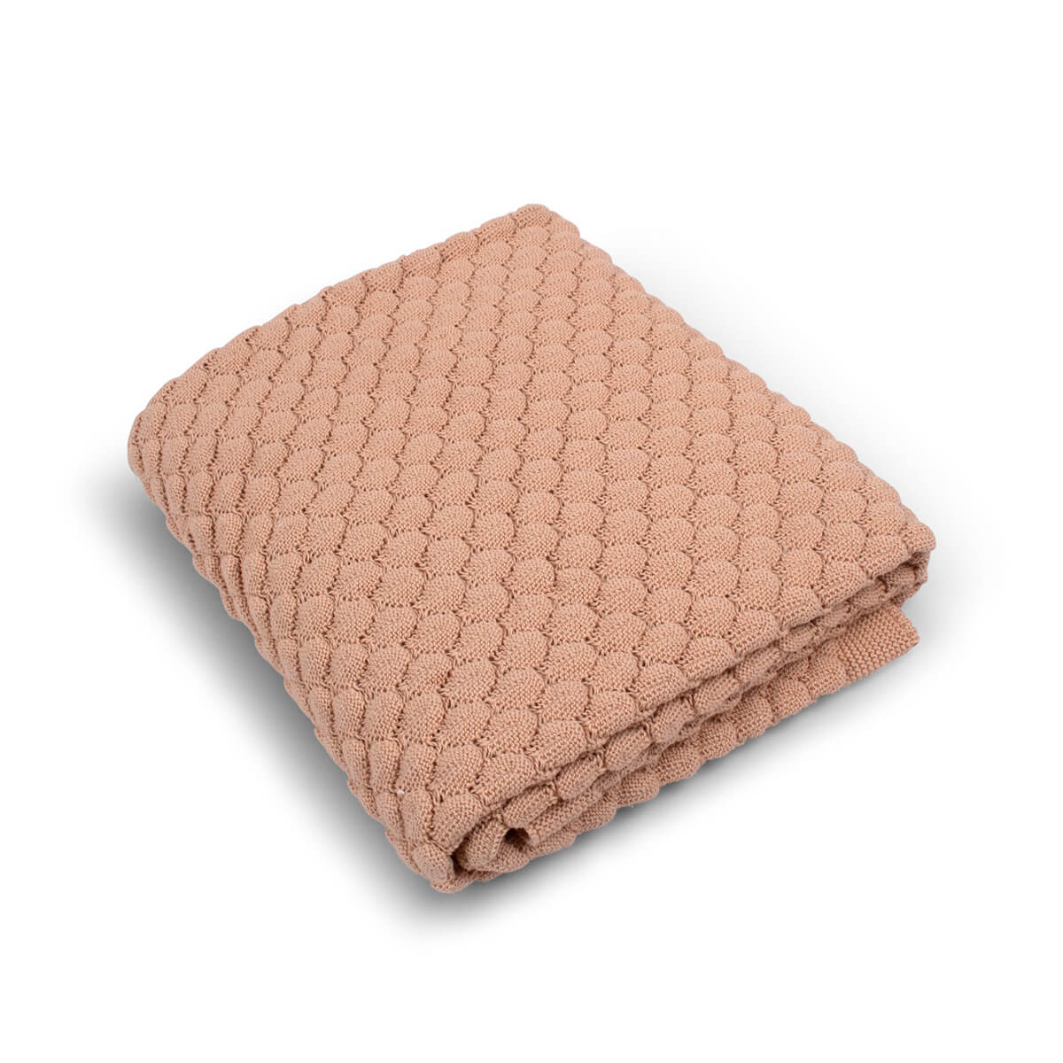 Babydecke Gestrickt aus 100% Bio-Baumwolle
