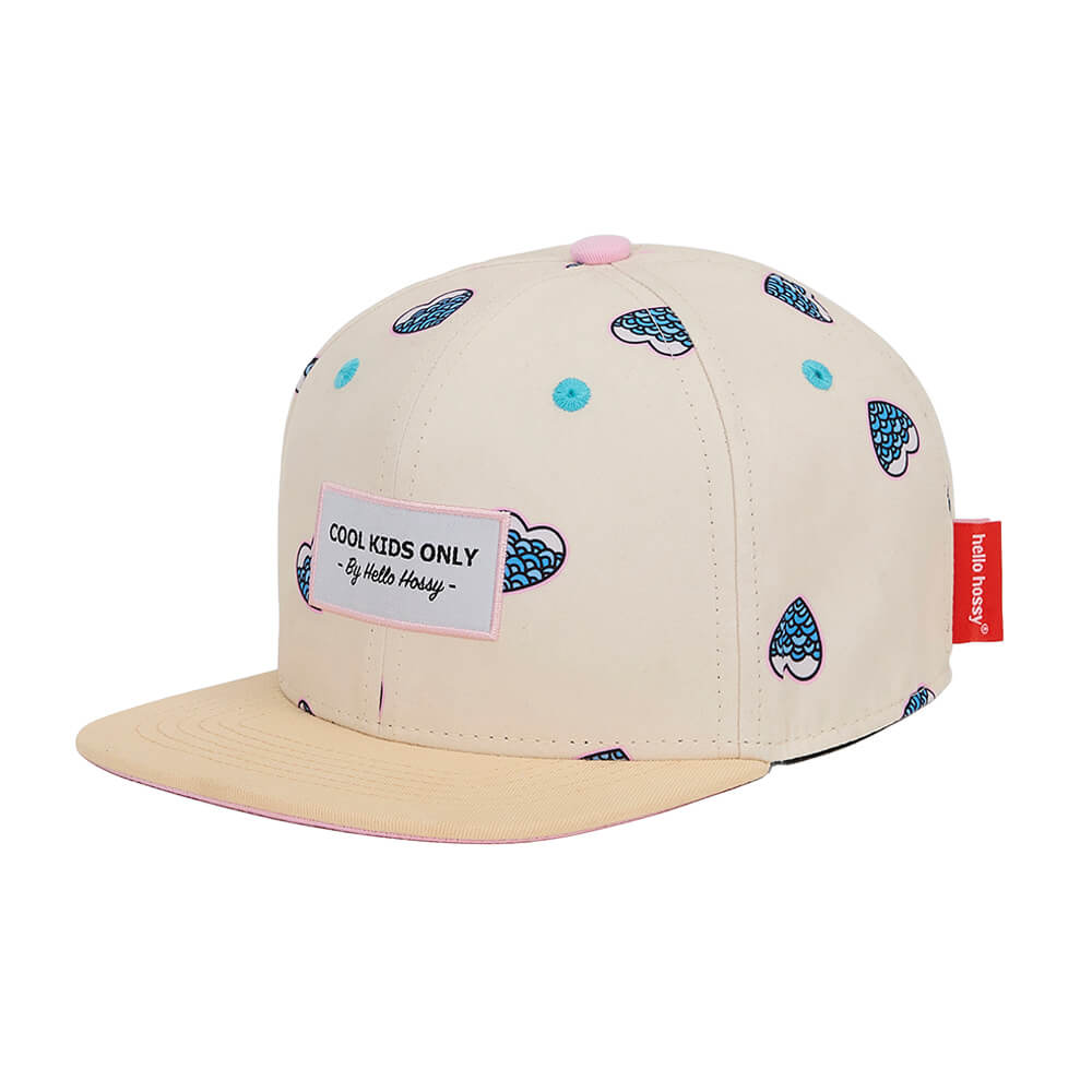 Kappe mit Print aus recyceltem Polyester