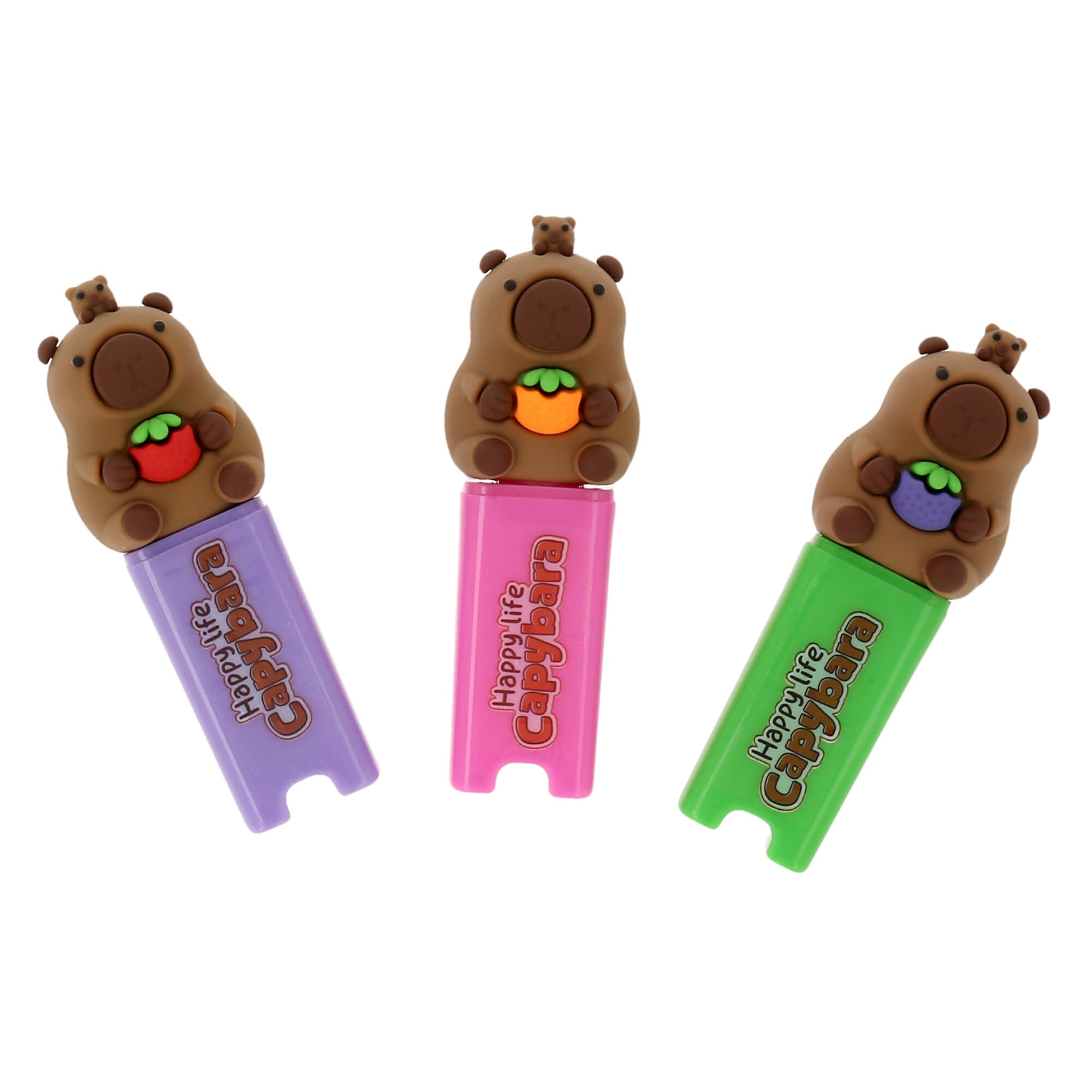 Happy Capy Highlighter - 3er Set