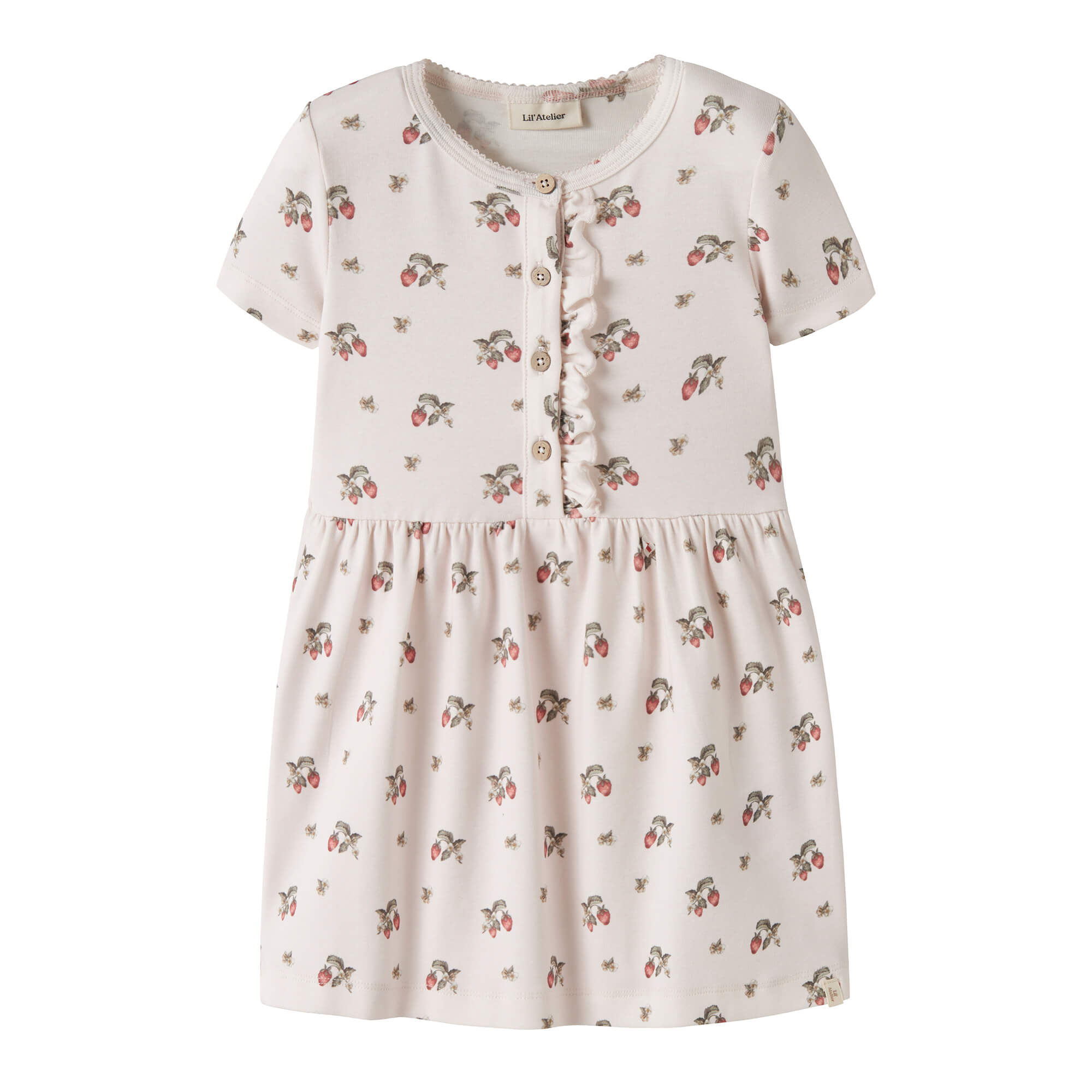 Kinder Jerseykleid aus Bio-Baumwolle
