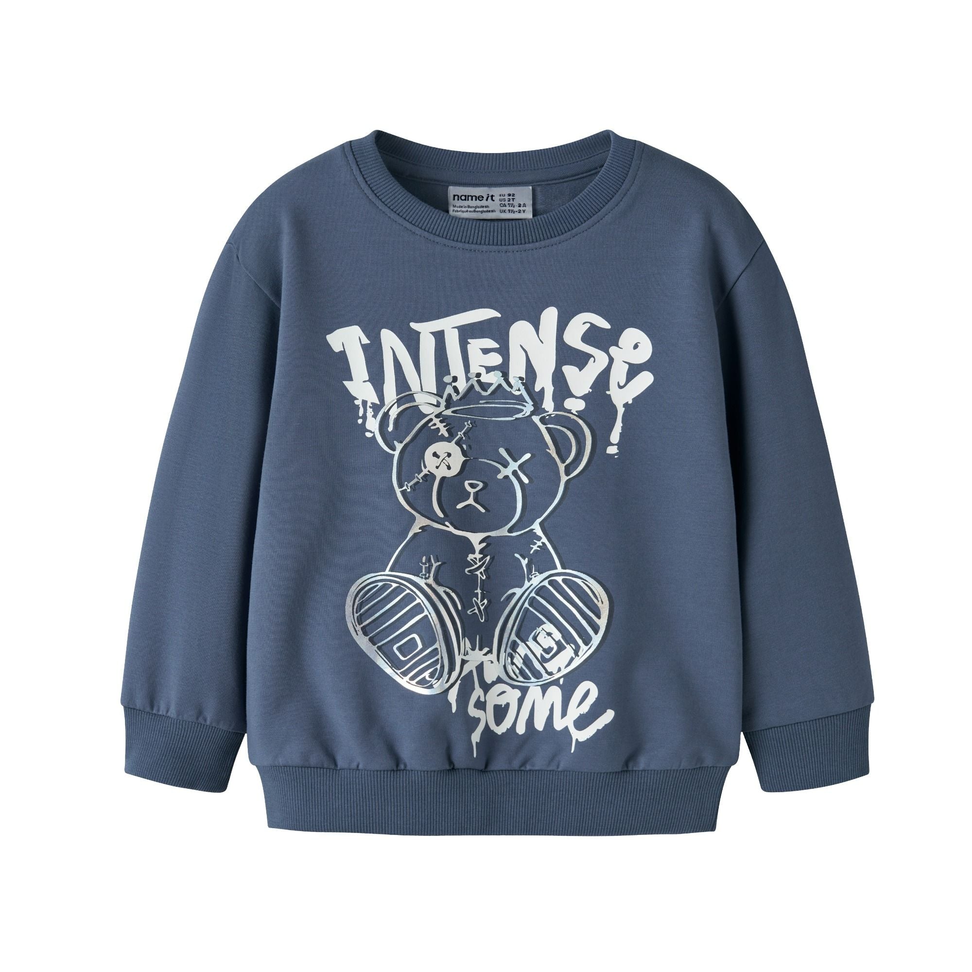 Kinder Sweatshirt mit Holo Print aus Baumwolle