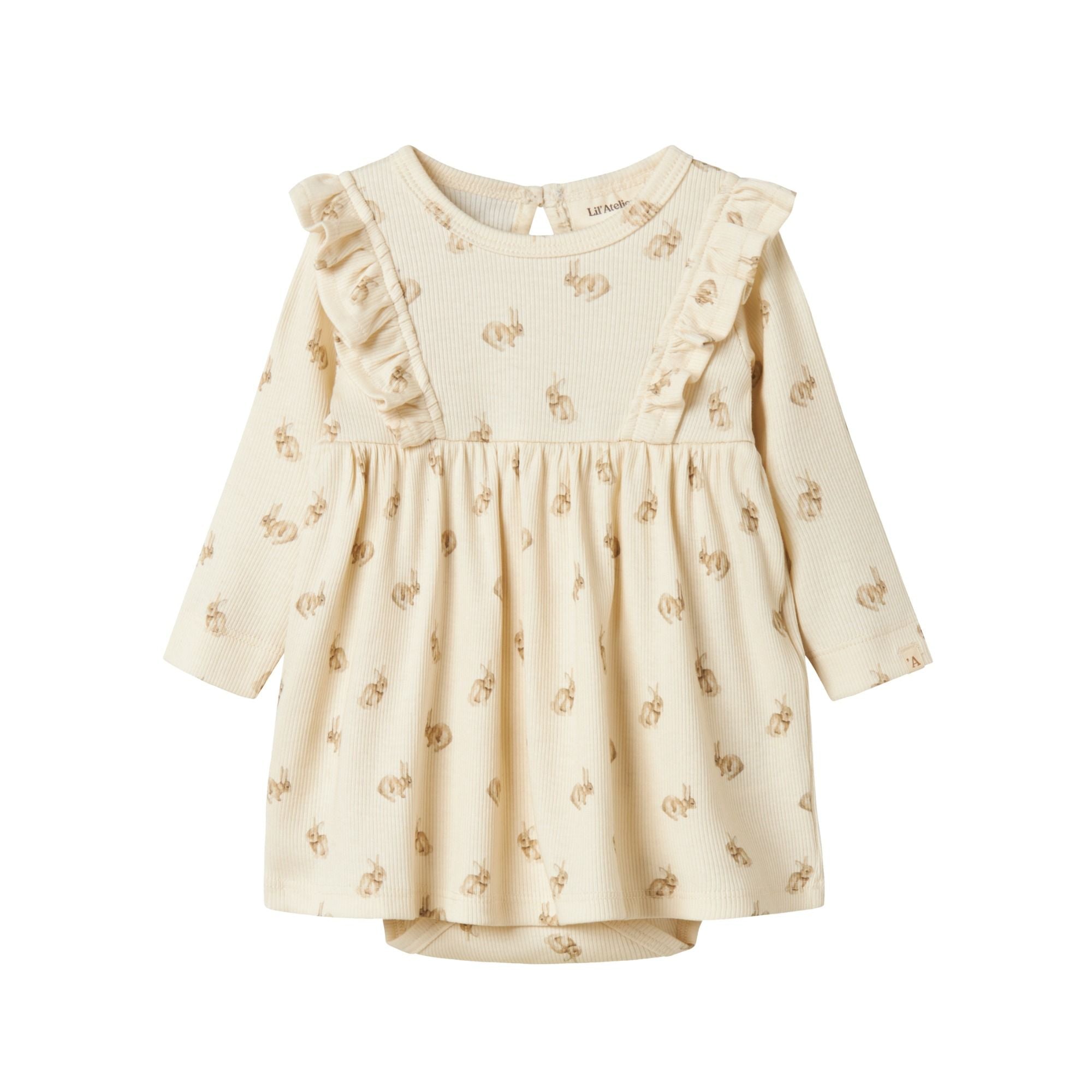 Baby Rüschenkleid aus Bio-Baumwolle