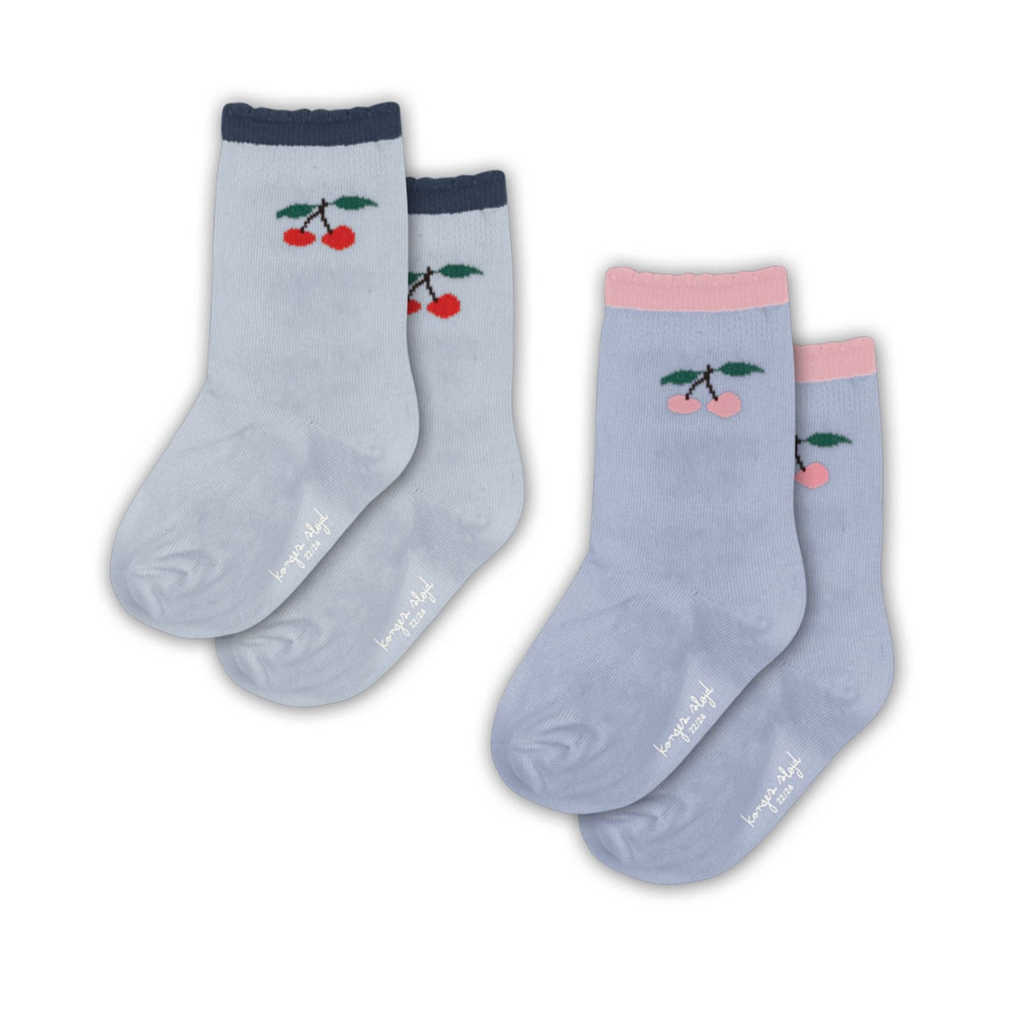 Jacquard Frill Socks 2er Pack aus Bio-Baumwolle