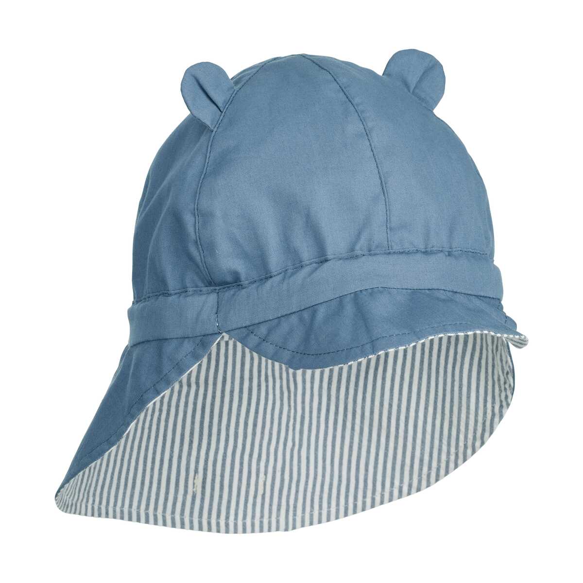 Gorm Seersucker Wende Sonnenhut mit Nackenschutz von Liewood kaufen - Kleidung, Geschenke, Babykleidung & mehr