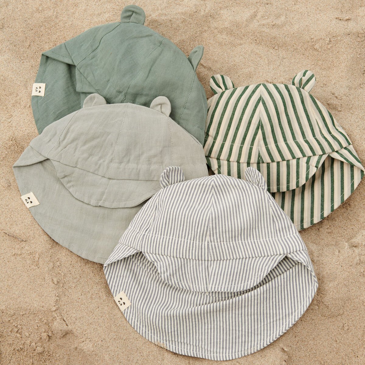 Gorm Seersucker Wende Sonnenhut mit Nackenschutz von Liewood kaufen - Kleidung, Geschenke, Babykleidung & mehr