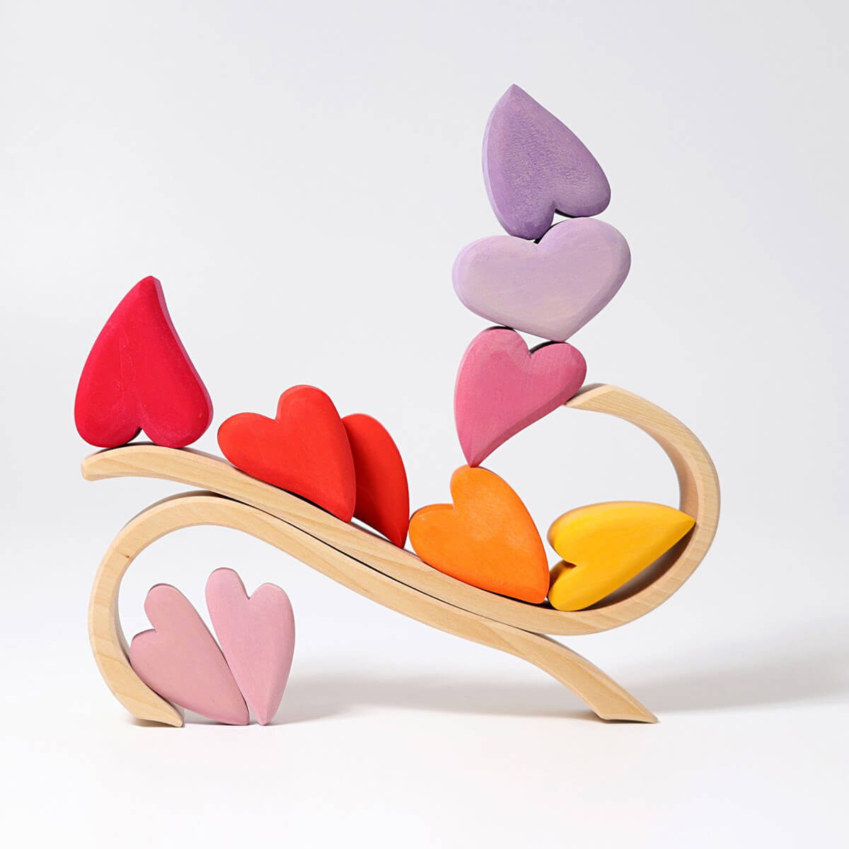 Regenbogen Herzen aus 100% FSC Holz von Grimm´s kaufen - Spielzeug, Geschenke, Babykleidung & mehr