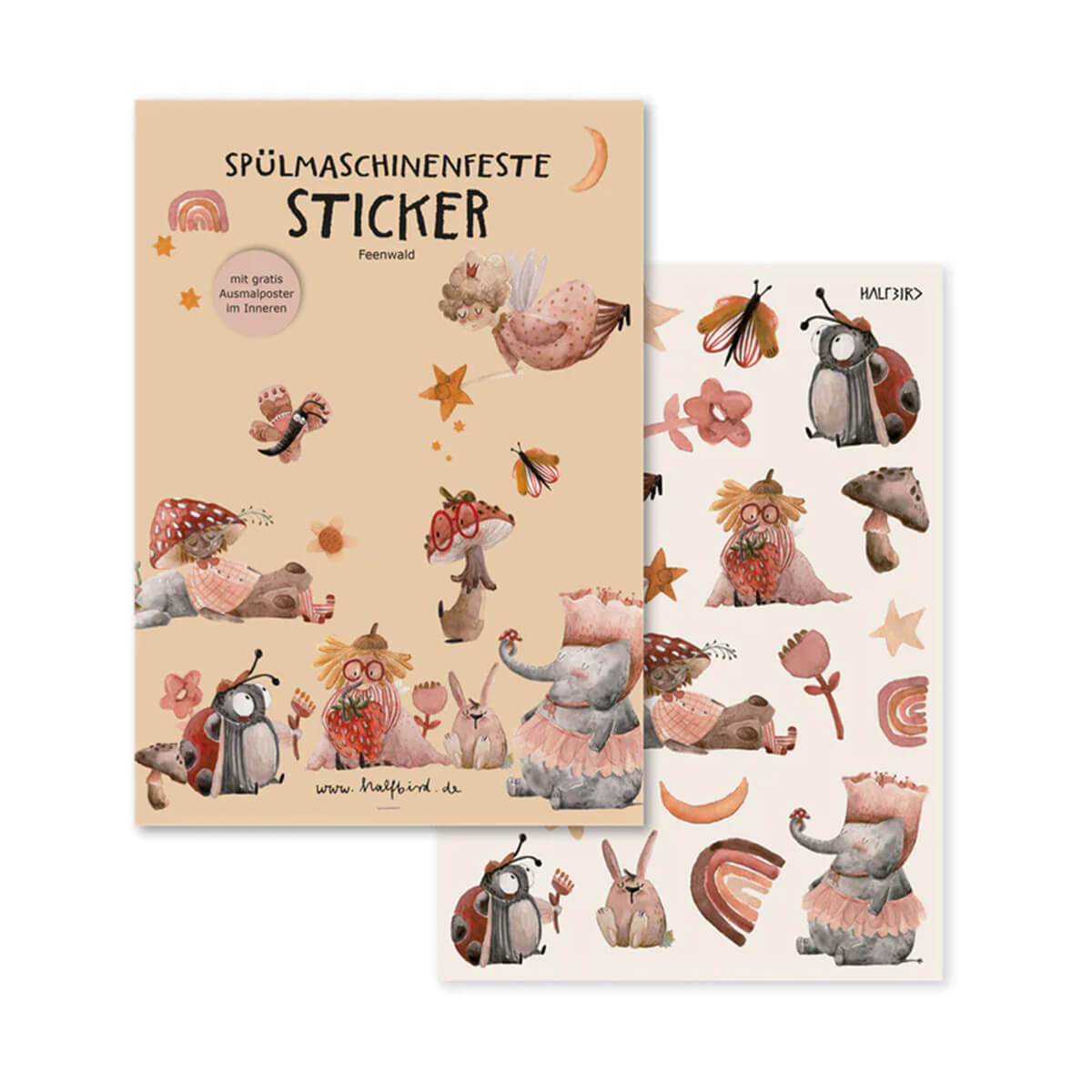 Spülmaschinenfeste Sticker aus Vinyl von Halfbird kaufen - Spielzeug, Geschenke, Babykleidung & mehr