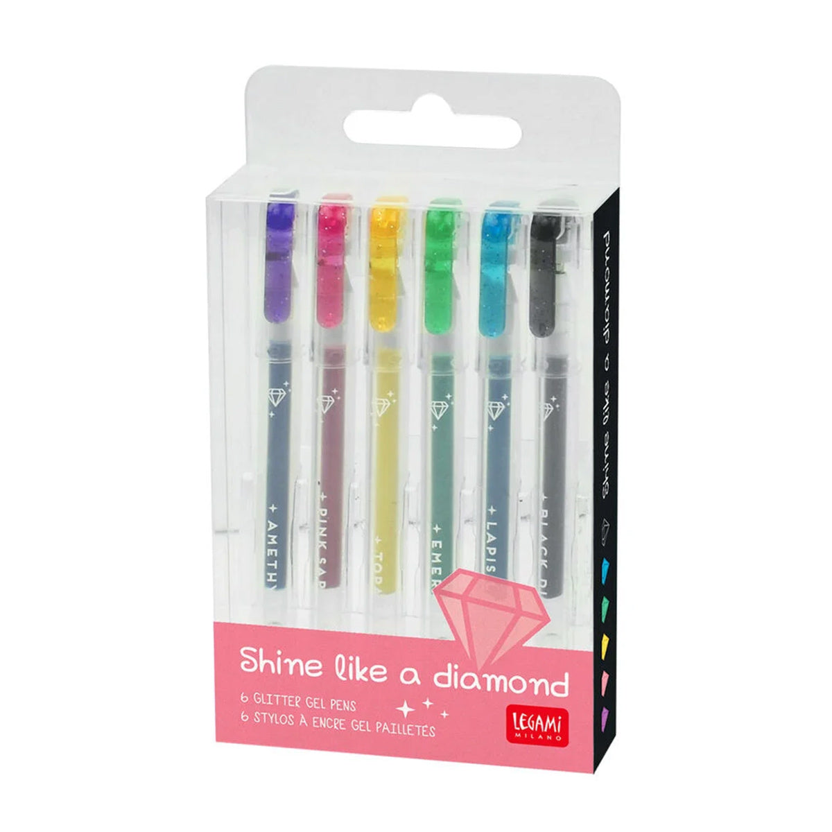 Shine Like A Diamond - 6 glitzer Gel Stifte