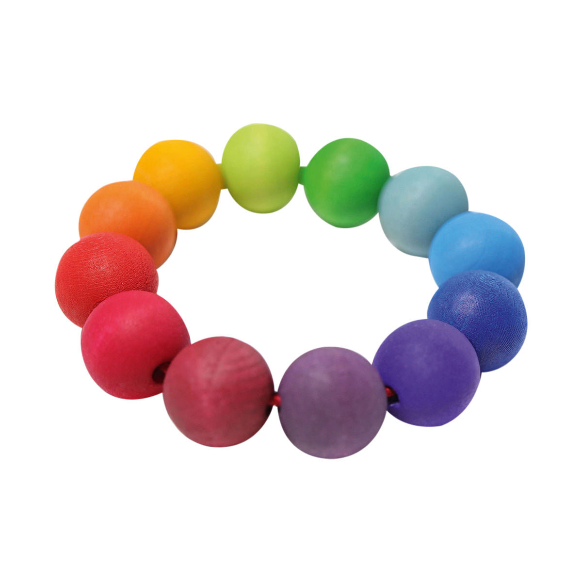 Regenbogen Perlenring Greifling