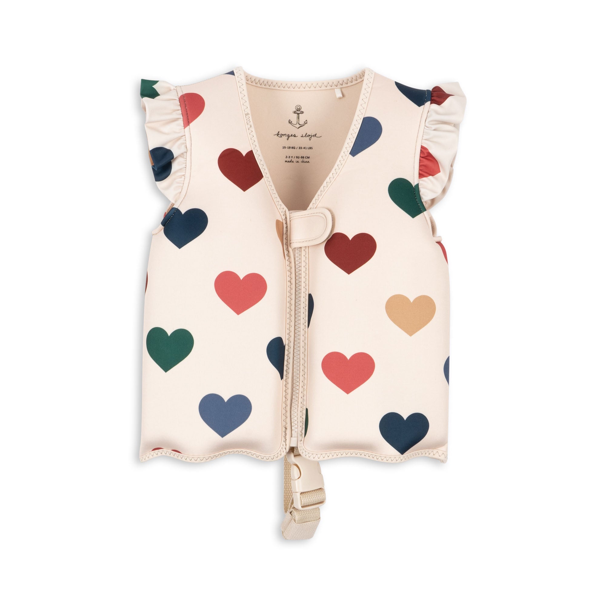 Schwimmweste Float Vest aus Neopren Rüschen