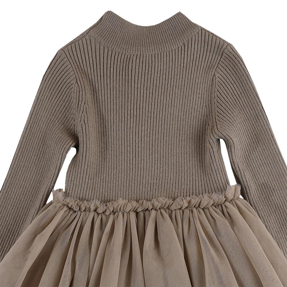 Lotus Dress Strickkleid mit Tüll - Rock von Donsje kaufen - Kleidung, Babykleidung & mehr