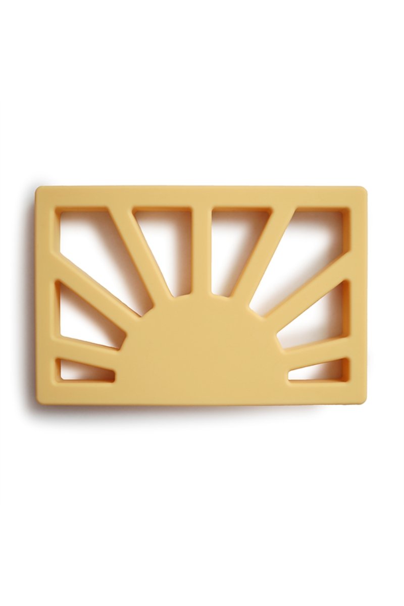 Mushie Beißring “Teether Sun Muted Yellow” von mushie kaufen - Spielzeug, Babykleidung &amp; mehr