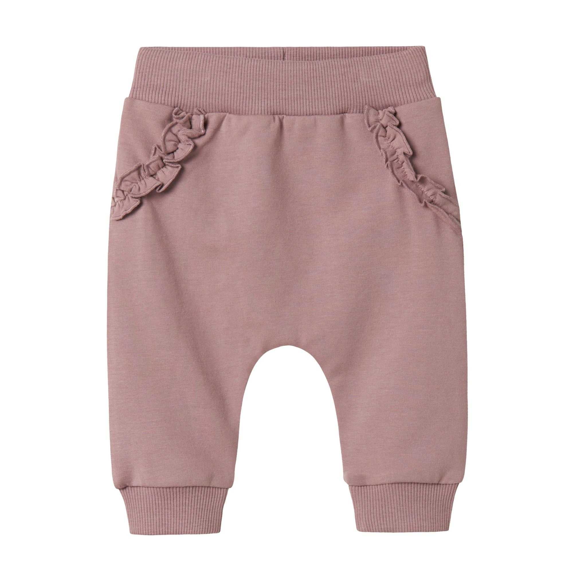 Baby Sweathose mit Rüschen aus Bio-Baumwolle