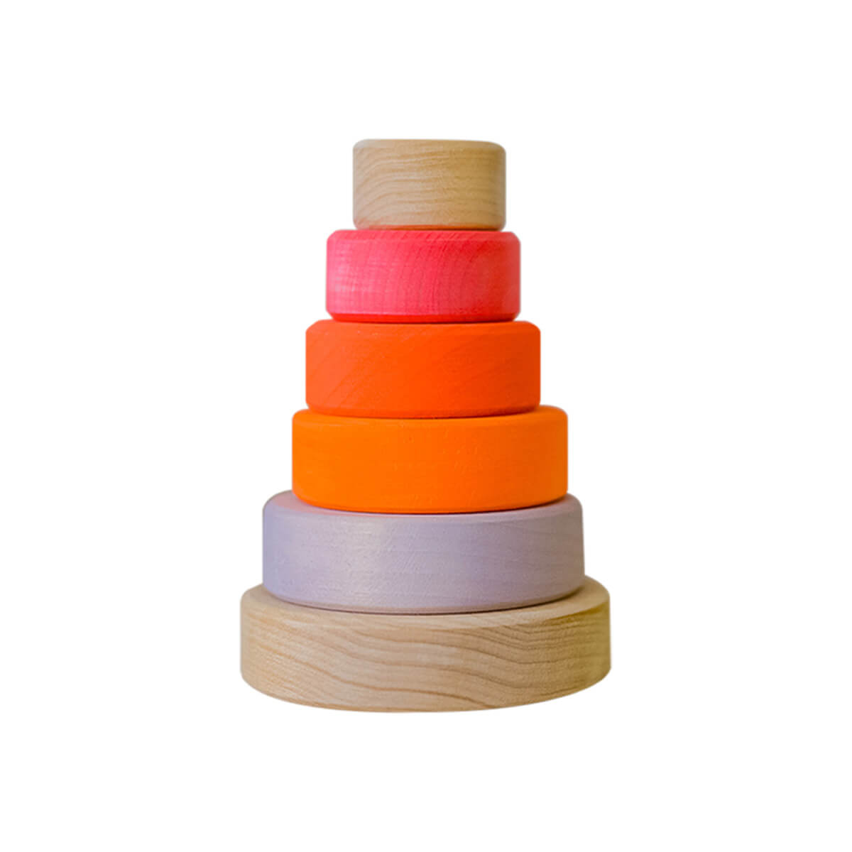 Kleiner Scheibenturm Neon aus Holz von Grimm´s kaufen - Spielzeug, Geschenke, Babykleidung & mehr