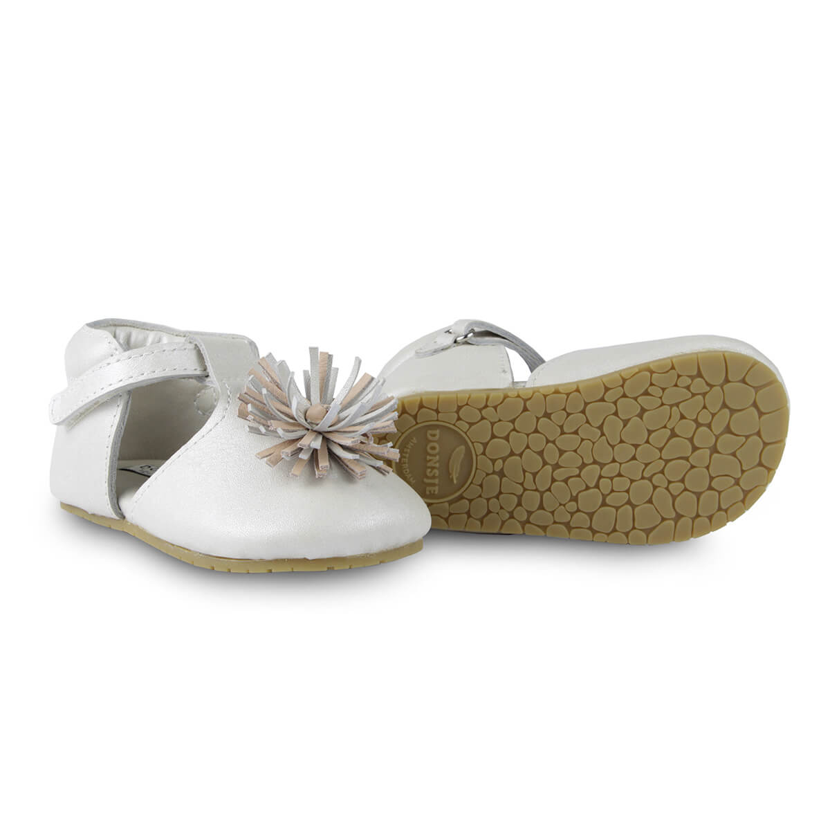 Poms Sandalen aus 100% Premium-Leder von Donsje kaufen - Kleidung, Babykleidung & mehr