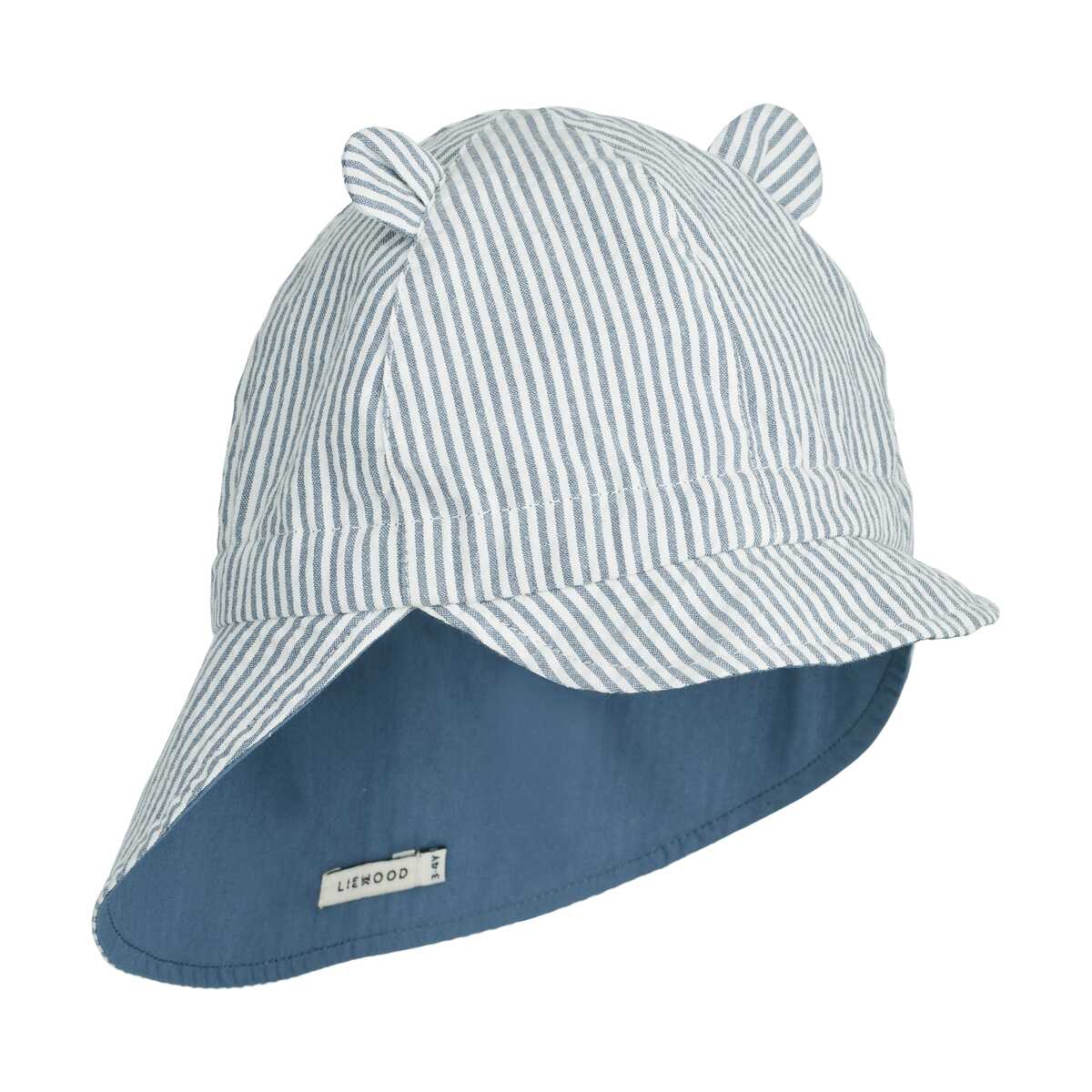 Seersucker Wende-Sonnenhut mit Nackenschutz - Modell: Gorm von Liewood kaufen - Kleidung, Geschenke, Babykleidung & mehr